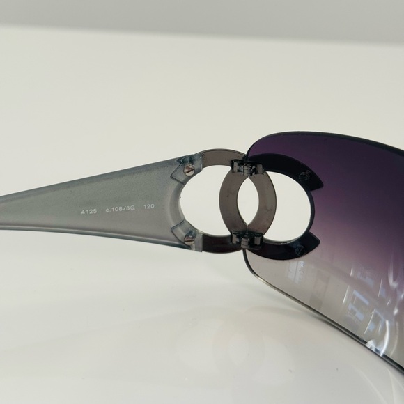 Rare 🖤 Vintage Chanel CC rimless sunglasses. - Picture 9 of 9